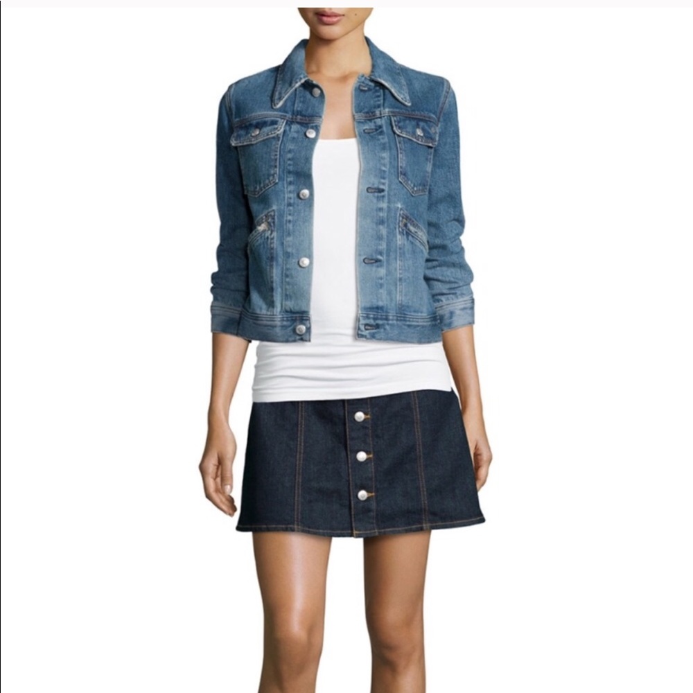 Alexa Chung x AG Hitt Denim Jacket